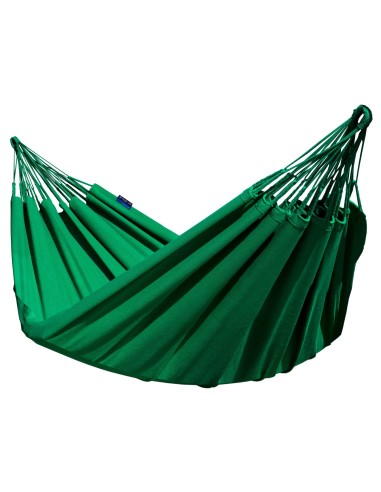 Merida Baumwolle (220x160cm) Hängematte mit Gestell | Wetterfest & Stabill Auluminum oder Stahl