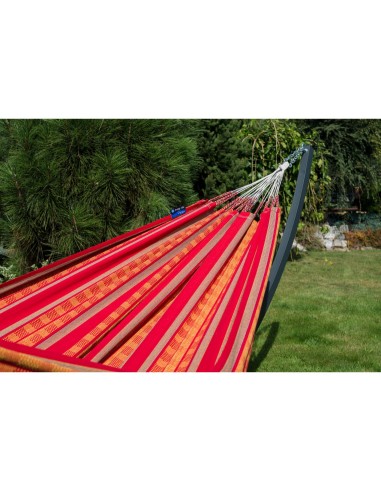 Pereira 220x140cm Hängematte mit Gestell, Hängemattengestell aus Stahl Feuerverzinkt oder Pulverbeschichtet 370cm