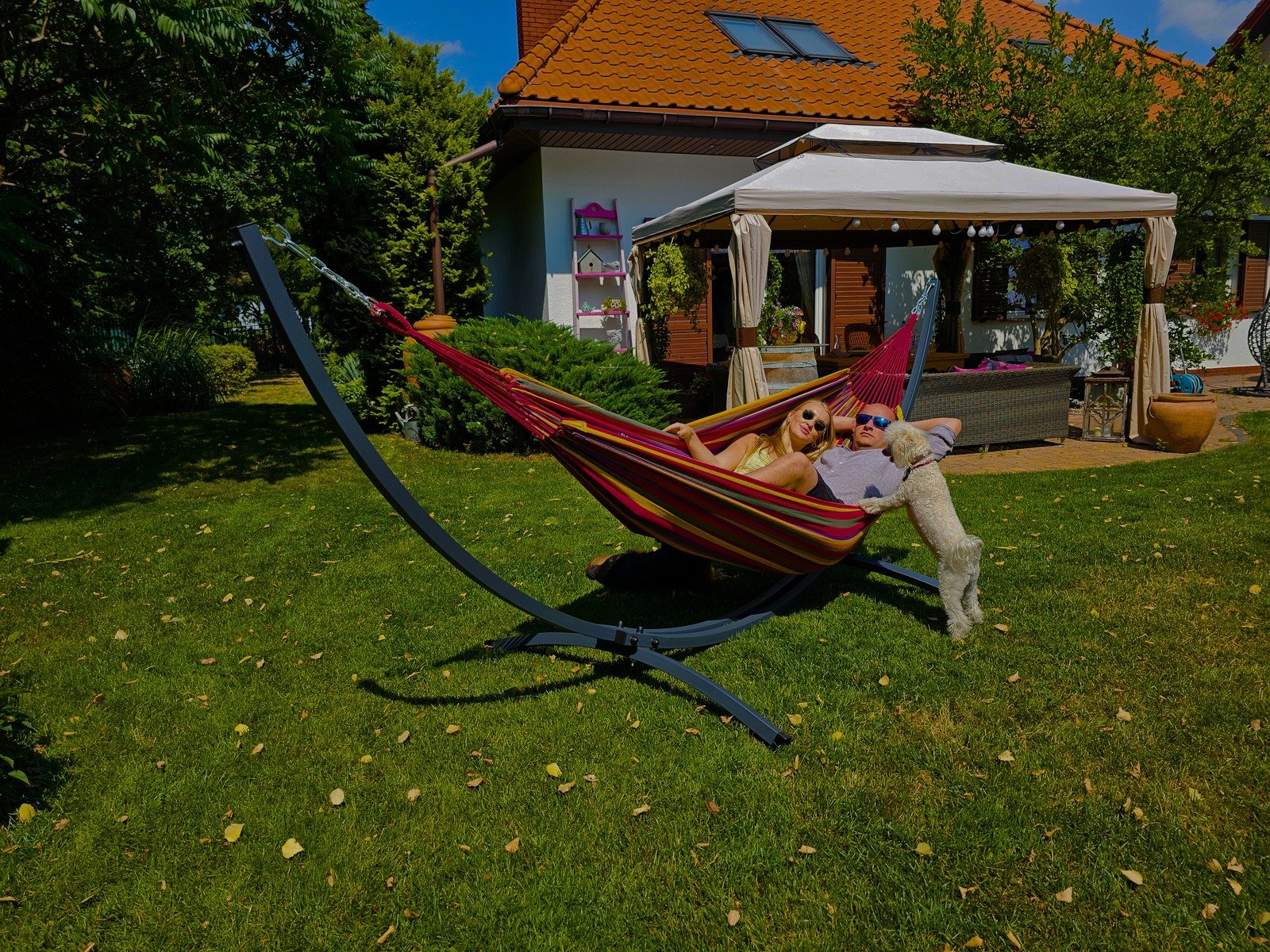 Hängematten mit Gestell